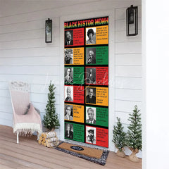 Lofaris Black History Month Door Cover Famous Quotes Civil Rights Leader Party Decoration African American Hero Portrait Banner