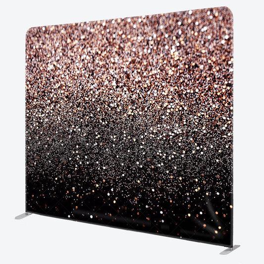 Lofaris Black Pink Glitter Pillow Case Backdrop For Dance Party