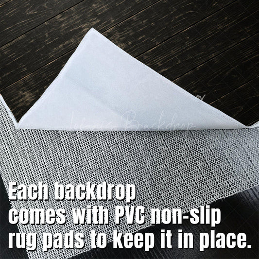 Lofaris Black Retro Wood Fabric Floor Backdrop For Photo