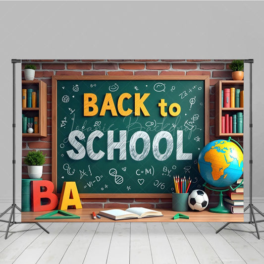 Lofaris Blackboard Writing Back To School Classroom Backdrop