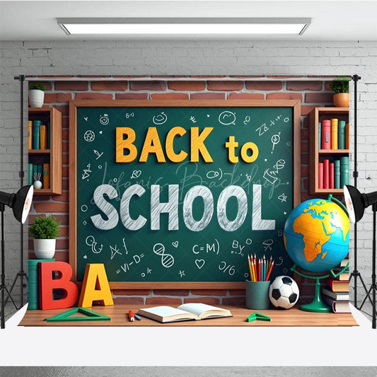Lofaris Blackboard Writing Back To School Classroom Backdrop