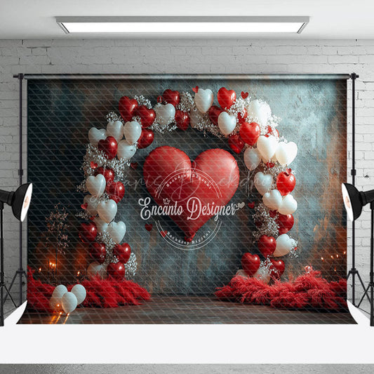 Lofaris Blue Abstract Wall Balloon Arch Romantic Backdrop