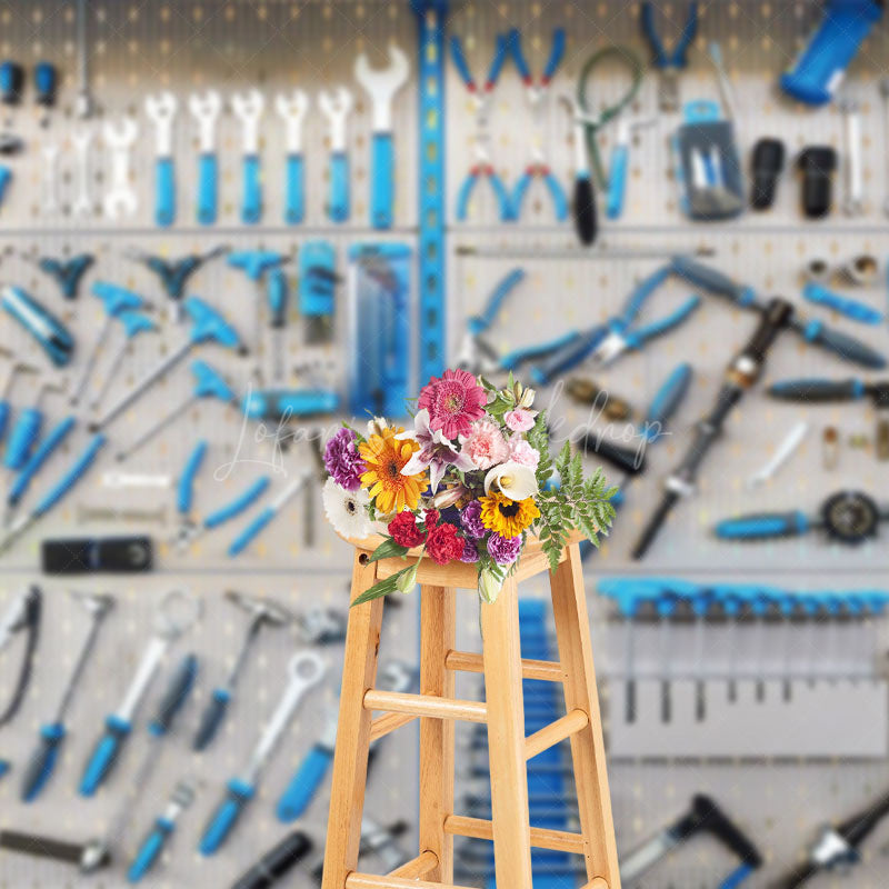 Lofaris Blue Series Tool Wall Panels Photography Backdrop