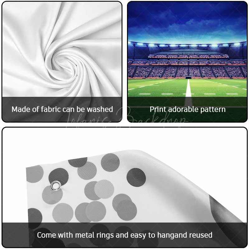 Lofaris Blue Sky Floodlit Grass Goal Garage Door Banner