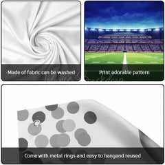 Lofaris Blue Sky Floodlit Grass Goal Garage Door Banner