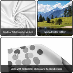 Lofaris Blue Sky Mountain Grassland Lake Garage Door Banner