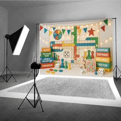Lofaris Board Game Adventure Photo Backdrop Treasure Hunt and Quest Birthday Photography Background