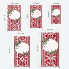 Lofaris Boho Slovakia Pattern Sweet Wedding Rectangle Backdrop