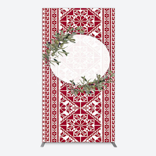 Lofaris Boho Slovakia Pattern Sweet Wedding Rectangle Backdrop
