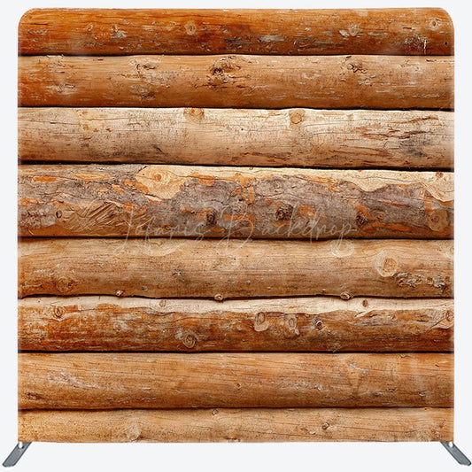 Lofaris Brown Wood Vibe Photography Square Tension Backdrop