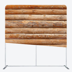 Lofaris Brown Wood Vibe Photography Square Tension Backdrop