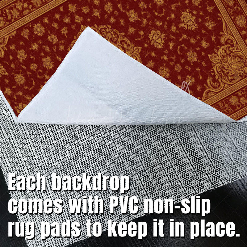 Lofaris Burgundy Baroque Fabric Floor Backdrop For Photo