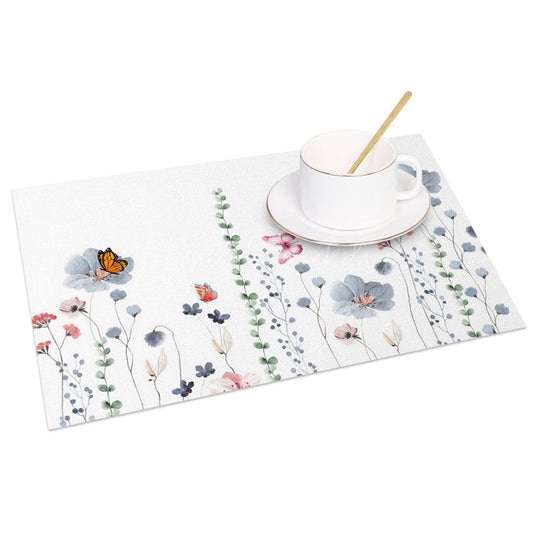 Lofaris Butterfly Floral Spring Sweet Set of 4 Placemats