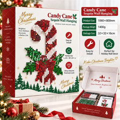 Lofaris Candy Cane Shimmer Wall Backdrop Christmas Holiday Celebration Party Decor