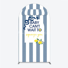 Lofaris Can’t Wait to Squeeze You Arch Backdrop Main Lemon Themed Baby Shower Summer Citrus Party Decor