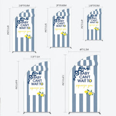 Lofaris Can’t Wait to Squeeze You Half Moon Arch Backdrop Main Lemon Themed Baby Shower Summer Citrus Party Decor