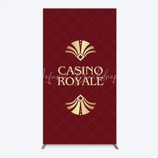 Lofaris Casino Royale Inspired Rectangle Backdrop James Bond 007 Themed Party Decor Art Deco Adult Birthday