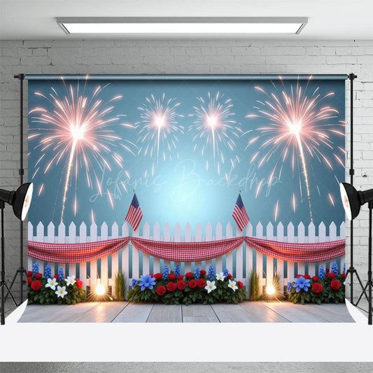 Lofaris Celebrate American Independence Day Photo Backdrop