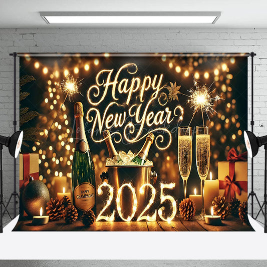 Lofaris Celebrate New Year With Songta Beer At Night Backdrop