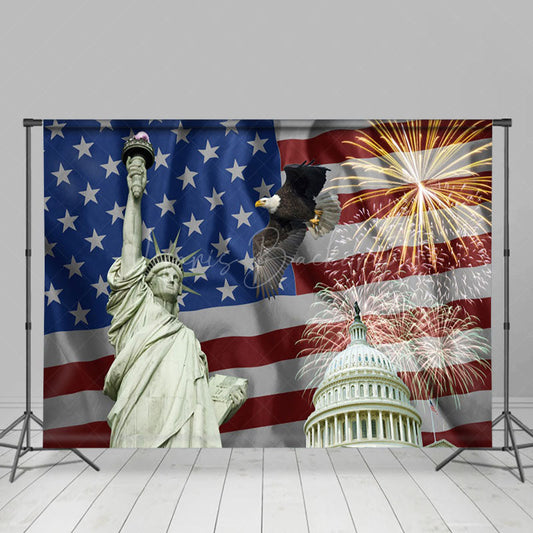 Lofaris Celebrating Independence Day Freedom Photo Backdrop