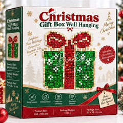 Lofaris Christmas Gift Box Shimmer Wall Backdrop Holiday Party Photo Decoration