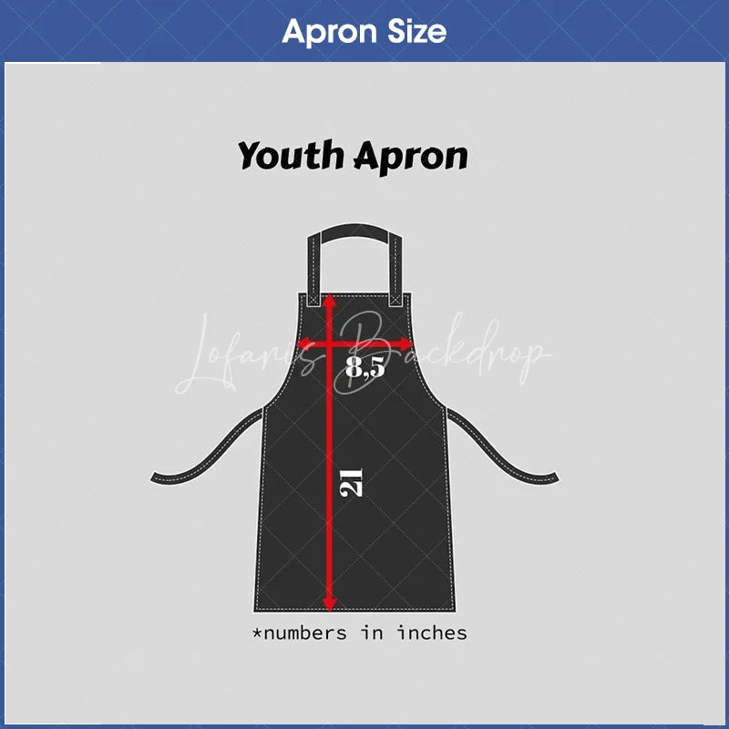 Lofaris Christmas Kitchen Personalized Apron Custom Name Baking & Cooking Wear Festive Holiday Gift Idea