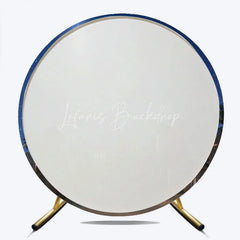 Lofaris Christmas Nativity Scene Round Backdrop Silent Night Holy Decoration Religious Starry Background