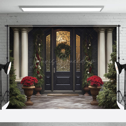 Lofaris Christmas Vibe Villa Decoration Holiday Backdrop