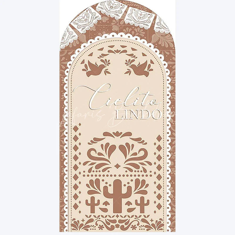 Lofaris Cielito Lindo Boho Wedding Arch Sweetie Baby Shower Backdrop Decor Floral Photo Background for Ceremony