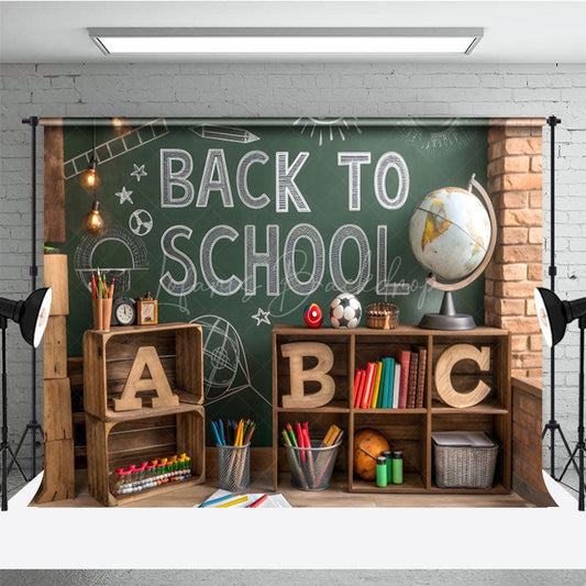Lofaris Classroom Storage Cabinet Back To School Backdrop