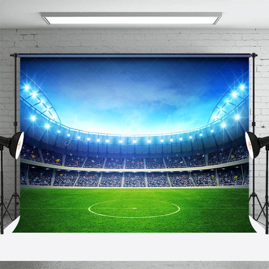 Lofaris Clear And Bright Sports Field Photography Backdrop