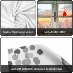 Lofaris Cold Winter Wood Blurred Window Garage Door Banner