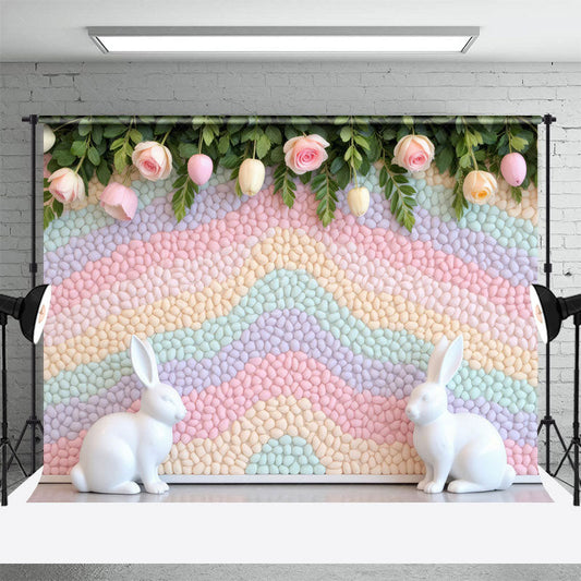 Lofaris Color Jordan Almonds Wall Floral Easter Backdrop