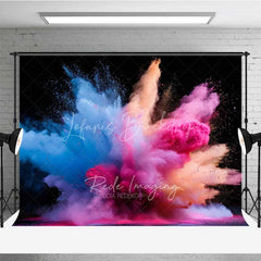 Lofaris Color Powder Explosion Backdrop Abstract Splash Art Photography Background Holi Festival Smoke Photo Prop
