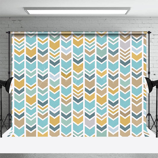 Lofaris Colorful Arrow Regular Patterns Photography Backdrop