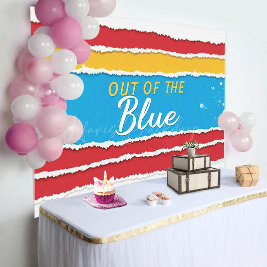 Lofaris Colorful Graffiti Out Of The Blue Dance Backdrop