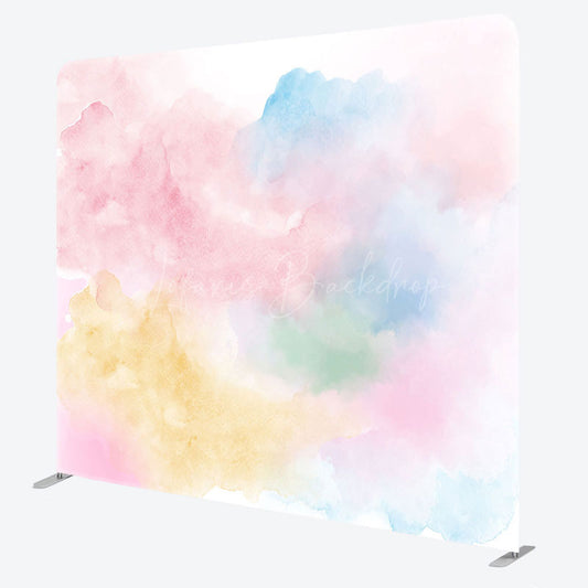 Lofaris Colorful Mixed Cloud Birthday Pillow Case Backdrop