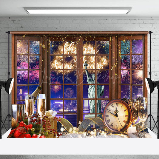 Lofaris Colorful Night Sky Celebration New Year Backdrop