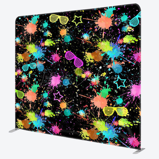 Lofaris Colorful Splash Print Sunglass Pillow Case Backdrop