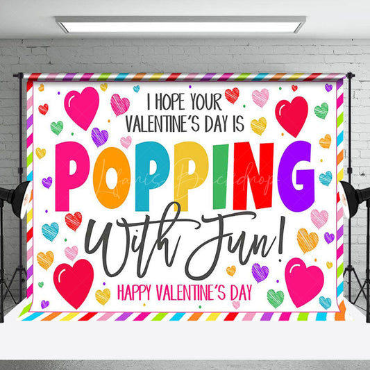 Lofaris Colorful Valentines Day Is Popping With Fun Backdrop
