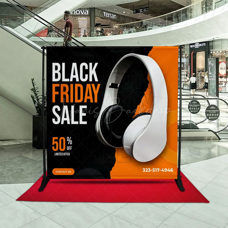 Lofaris Commercial Custom Logo Printing Adjustable Banner Stand