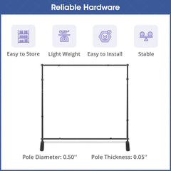 Lofaris Commercial Custom Logo Printing Adjustable Banner Stand