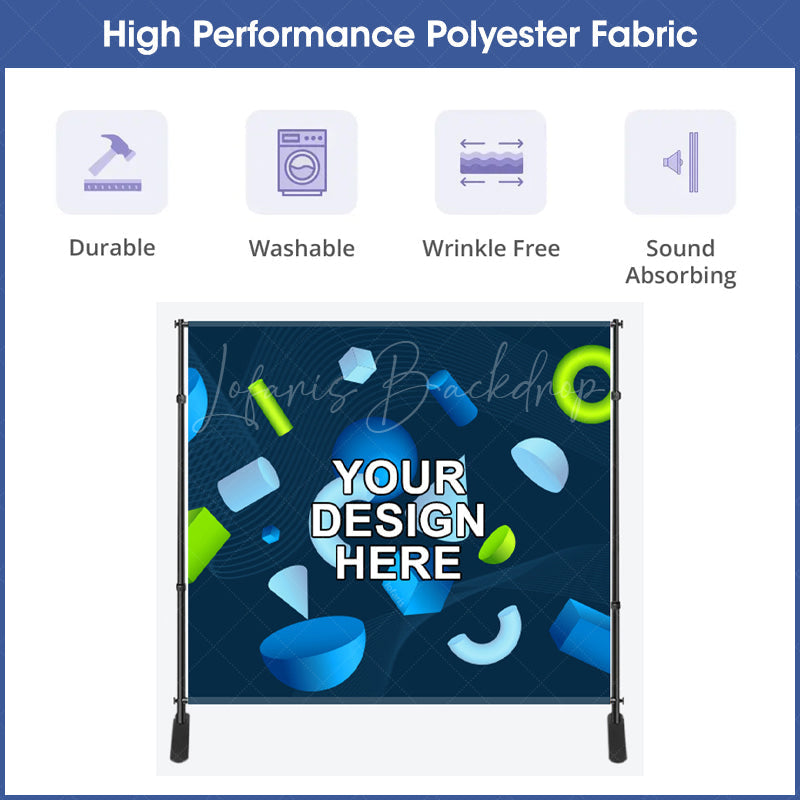 Lofaris Commercial Custom Logo Printing Adjustable Banner Stand