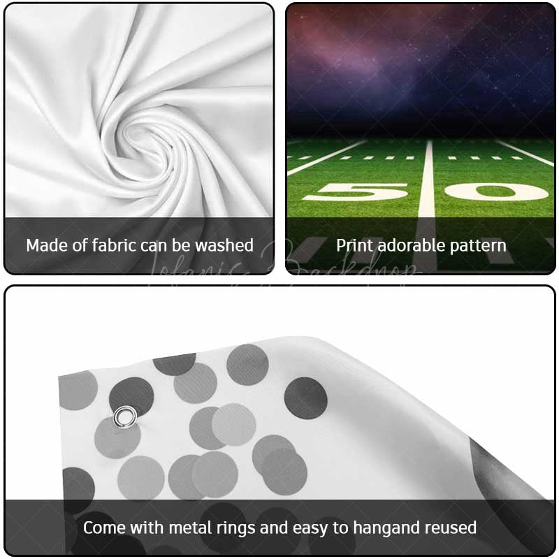 Lofaris Cool Football Grass Field Nebula Garage Door Banner