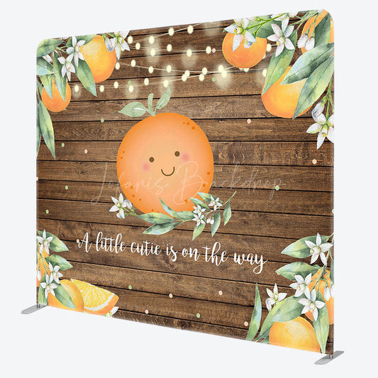 Lofaris Cuite Is On The Way Wooden Square Tension Backdrop