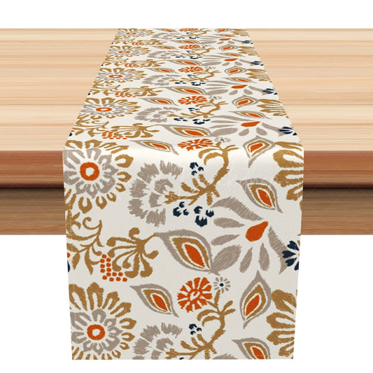 Lofaris Cultural Boho Abstract Floral Pattern Table Runner