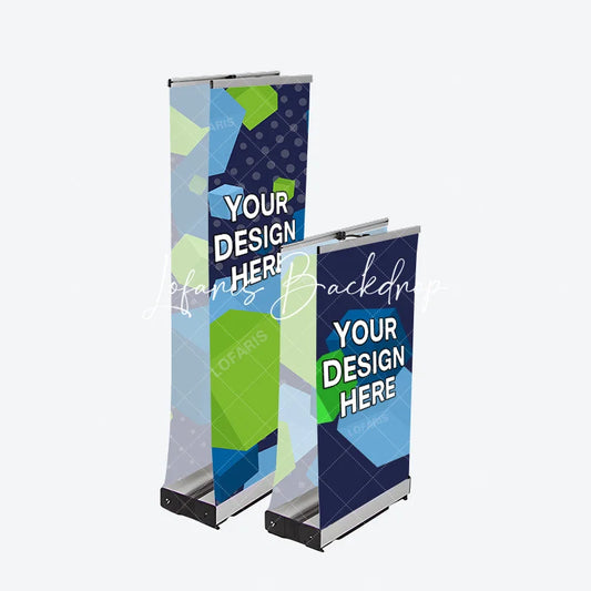 Lofaris Custom Deluxe Wide Base Double-side Roll Up Banner Stand