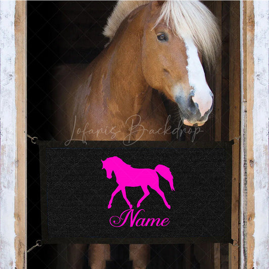 Lofaris Custom Horse Name Stable Decoration Stall Guard