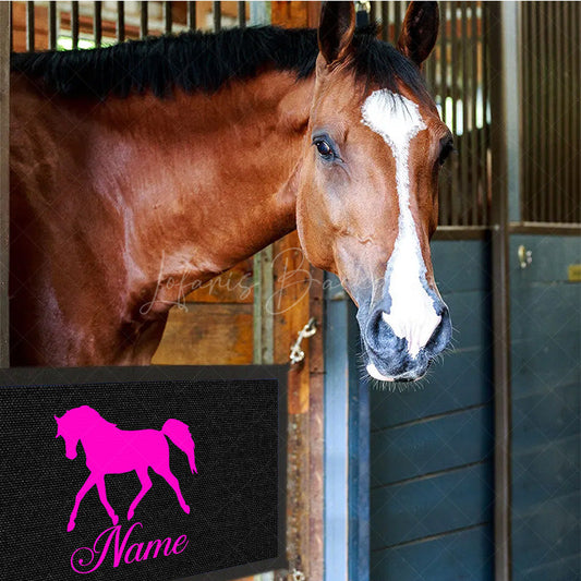 Lofaris Custom Horse Name Stable Decoration Stall Guard