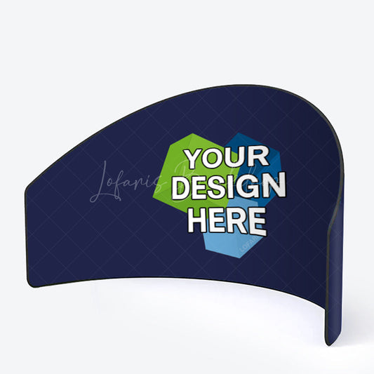 Lofaris Custom Logo 10FT Exhibit Raised Semi Circle Backdrop